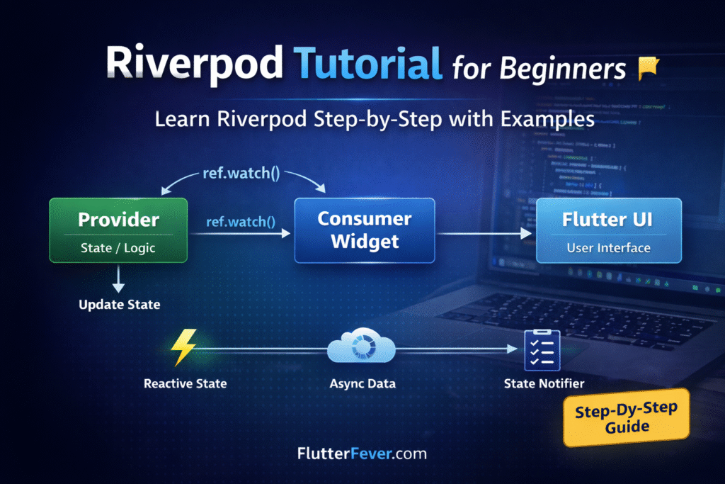 Riverpod Tutorials 2026 – Beginner Guide (Complete Implementation)