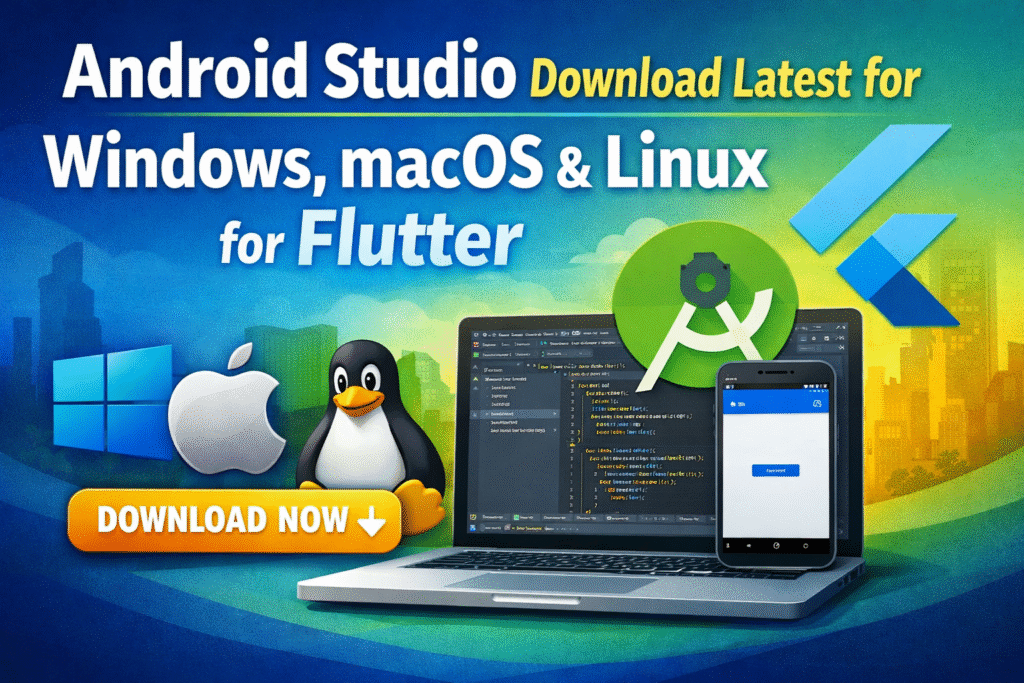 Android Studio Download for Windows macOS and Linux
