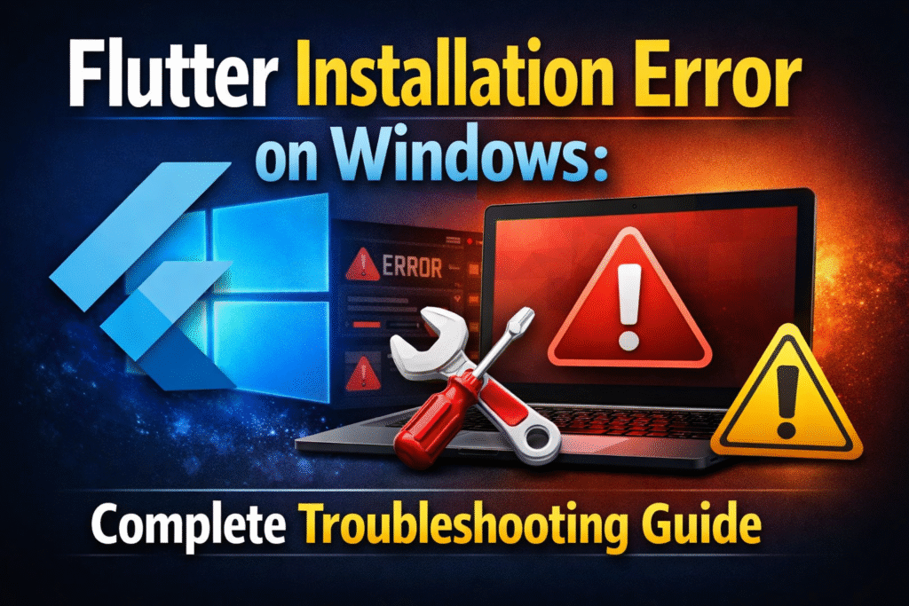 java - flutter error in android studio (windows):... Flutter Installation Error on Windows : Troubleshooting Guide
