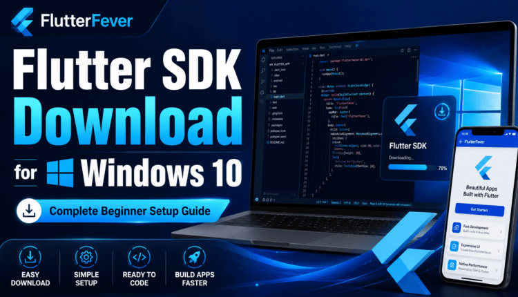 download flutter sdk for windows 10